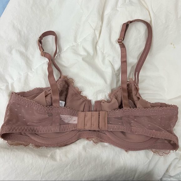 Auden balconette bra Rubine mauve- 36C - underwire bralette - Picture 8 of 10